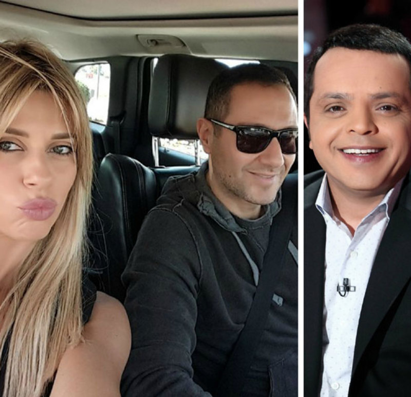 فيديو طوني أبو جودة يغازل زوجته كارلا حداد على الهواء ومحمد هنيدي يعلق ساخراً!